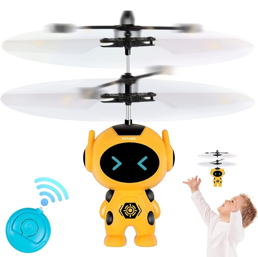 Flying Ball Toys Infrared Induction Colorful Built-in LED RC Robot Drone